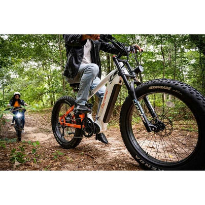 CYRUSHER RANGER ALL-TERRAIN FAT-TYRE MOUNTAIN ELECTRIC BIKE - 250W - Charge & Glide