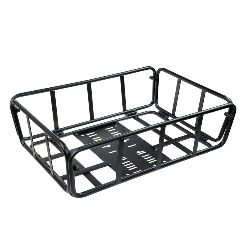 Cyrusher Rear Cargo Basket - Black, For Kommoda 3.0, Rumble, Glider eBikes - Charge & Glide