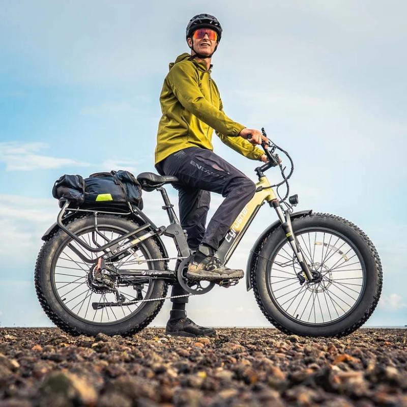 Cyrusher Roam Step-Through Full-Suspension Fat-Tyre Electric Bike 250W - Charge & Glide