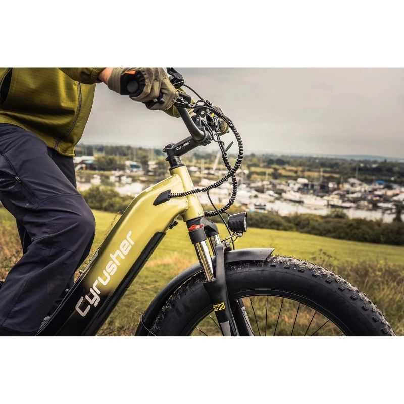 Cyrusher Roam Step-Through Full-Suspension Fat-Tyre Electric Bike 250W - Charge & Glide