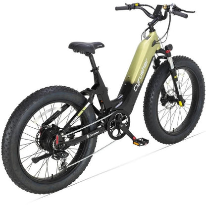 Cyrusher Roam Step-Through Full-Suspension Fat-Tyre Electric Bike - 250W