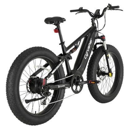 CYRUSHER ROVER FULL SUSPENSION ALL-TERRAIN FAT TYRE ELECTRIC BIKE 250W - Charge & Glide