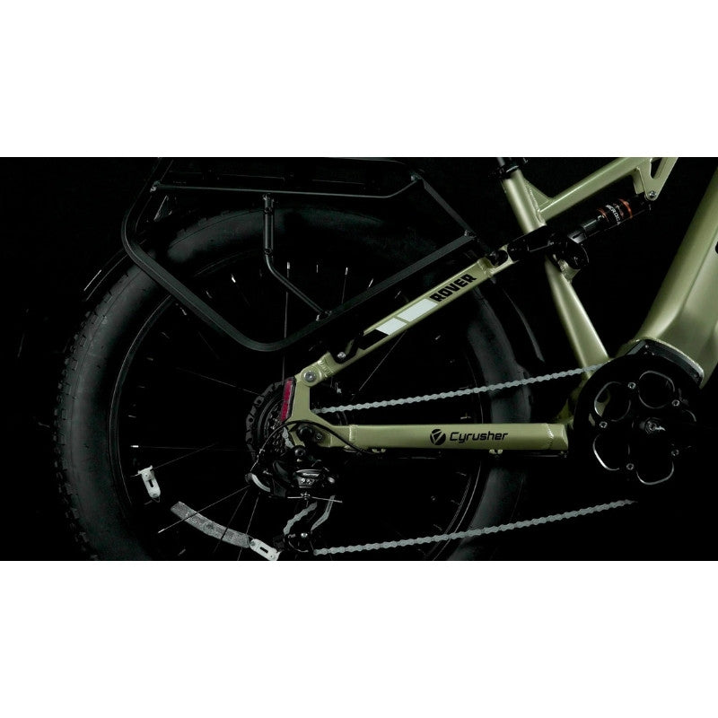 CYRUSHER ROVER FULL SUSPENSION ALL-TERRAIN FAT TYRE ELECTRIC BIKE 250W - Charge & Glide