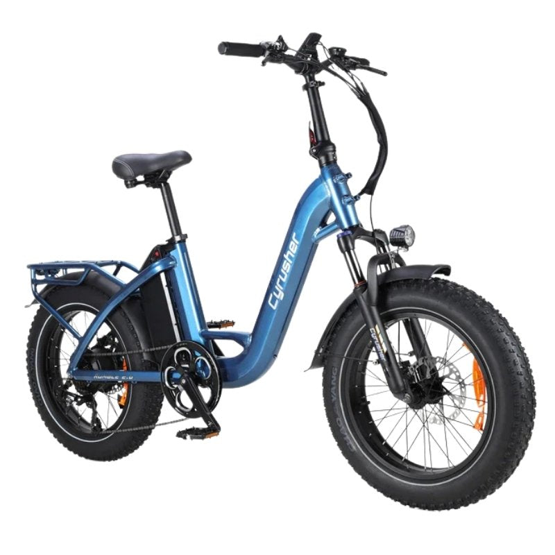 CYRUSHER RUMBLE 2.0 STEP-THROUGH ALL-TERRAIN FAT TYRE ELECTRIC BIKE 250W - Charge & Glide