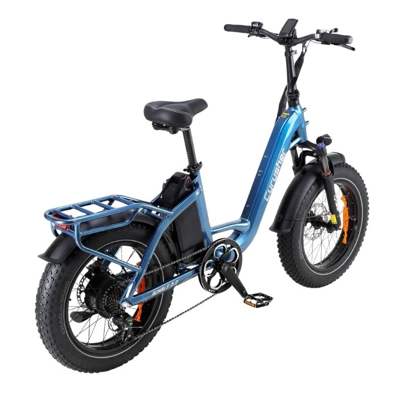 CYRUSHER RUMBLE 2.0 STEP-THROUGH ALL-TERRAIN FAT TYRE ELECTRIC BIKE 250W - Charge & Glide