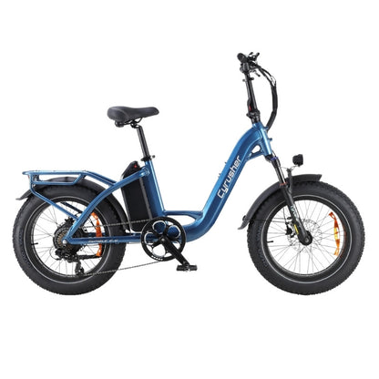 CYRUSHER RUMBLE 2.0 STEP-THROUGH ALL-TERRAIN FAT TYRE ELECTRIC BIKE 250W - Charge & Glide