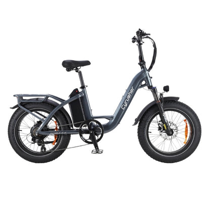 CYRUSHER RUMBLE 2.0 STEP-THROUGH ALL-TERRAIN FAT TYRE ELECTRIC BIKE 250W - Charge & Glide