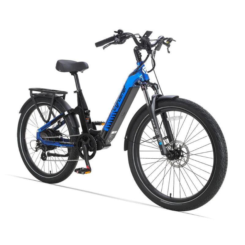 Cyrusher Sprint Step-Through City Commuter Electric Bike 250W Charge & Glide