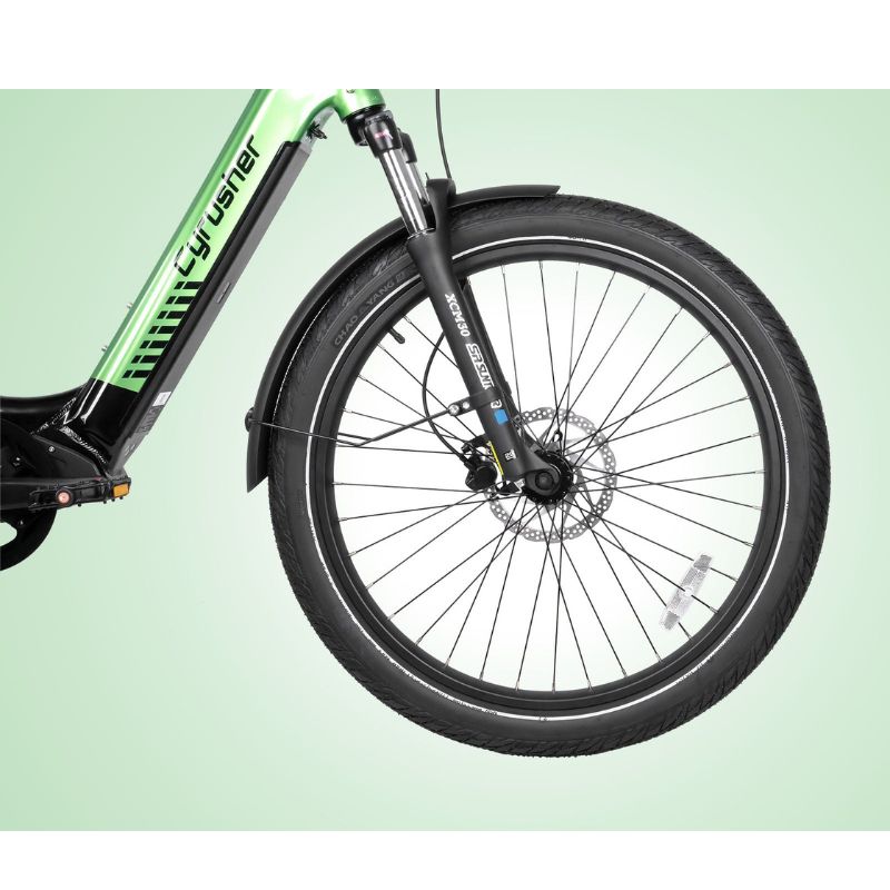 Cyrusher Sprint Step-Through City Commuter Electric Bike 250W Charge & Glide