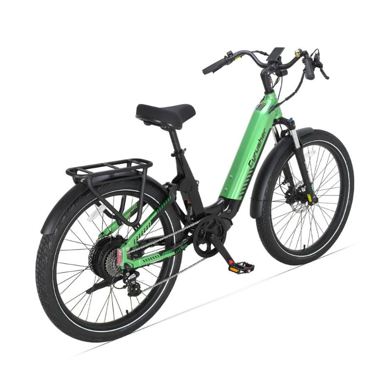 Cyrusher Sprint Step-Through City Commuter Electric Bike 250W Charge & Glide