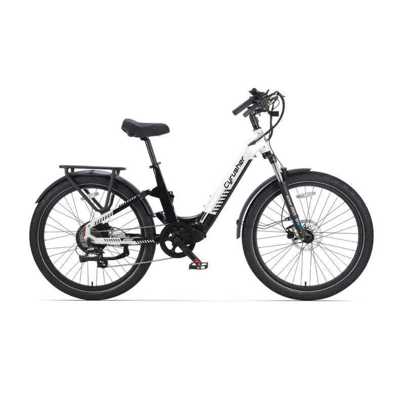 Cyrusher Sprint Step-Through City Commuter Electric Bike 250W Charge & Glide