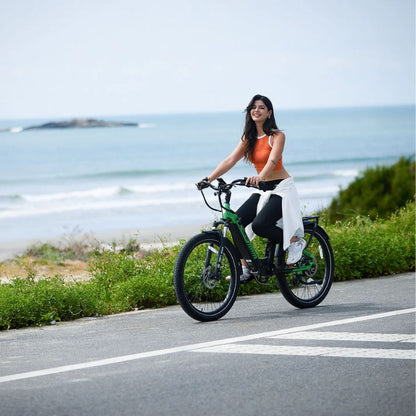 Cyrusher Sprint Step-Through City Commuter Electric Bike 250W Charge & Glide