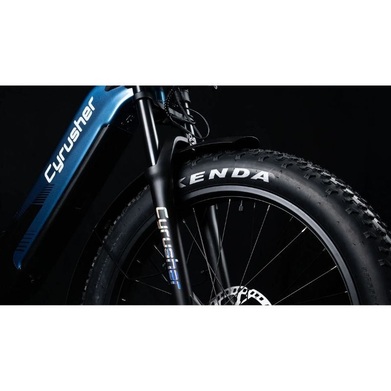CYRUSHER TRAX 2.0 STEP-THROUGH ALL-TERRAIN FAT-TYRE ELECTRIC BIKE 250W - Charge & Glide