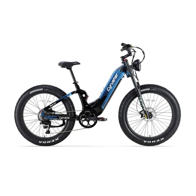 CYRUSHER TRAX 2.0 STEP-THROUGH ALL-TERRAIN FAT-TYRE ELECTRIC BIKE 250W - Charge & Glide