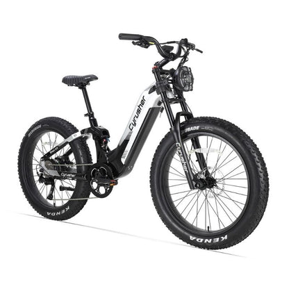 CYRUSHER TRAX 2.0 STEP-THROUGH ALL-TERRAIN FAT-TYRE ELECTRIC BIKE 250W - Charge & Glide