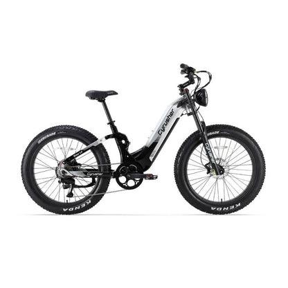 CYRUSHER TRAX 2.0 STEP-THROUGH ALL-TERRAIN FAT-TYRE ELECTRIC BIKE 250W - Charge & Glide