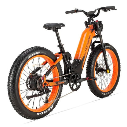 CYRUSHER TRAX 2.0 STEP-THROUGH ALL-TERRAIN FAT-TYRE ELECTRIC BIKE 250W - Charge & Glide