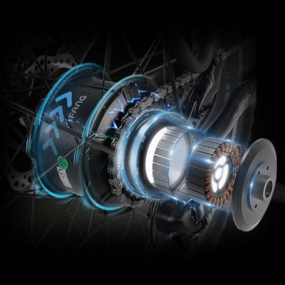 CYRUSHER TRAX STEP-THROUGH ALL-TERRAIN FAT TYRE ELECTRIC BIKE 250W - Charge & Glide