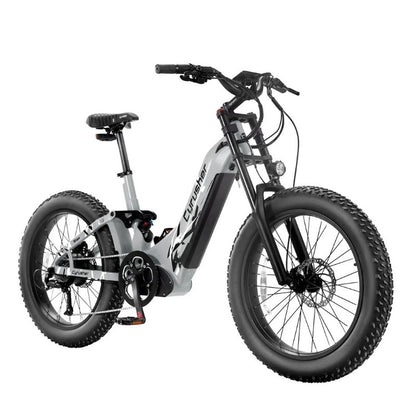 CYRUSHER TRAX STEP-THROUGH ALL-TERRAIN FAT TYRE ELECTRIC BIKE 250W - Charge & Glide
