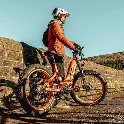 CYRUSHER TRAX STEP-THROUGH ALL-TERRAIN FAT TYRE ELECTRIC BIKE 250W - Charge & Glide