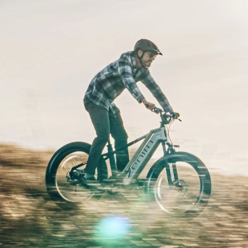 Cyrusher Zenith Step-Over All-Terrain Fat-Tyre Electric Bike 250W - Charge & Glide