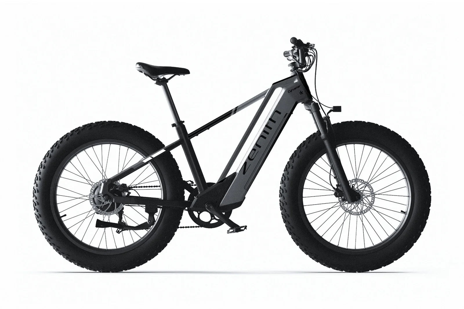 Cyrusher Zenith Step-Over All-Terrain Fat-Tyre Electric Bike 250W - Charge & Glide