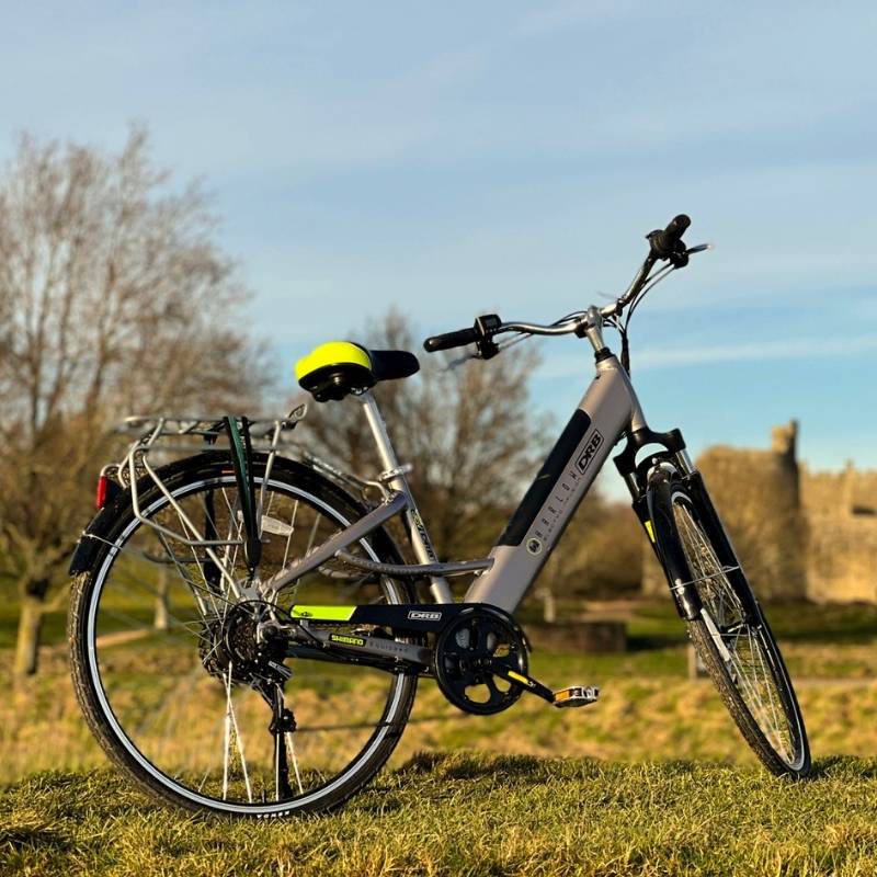 Dallingridge Harlow Step-Through Hybrid Electric Bike 250W - Satin Silver