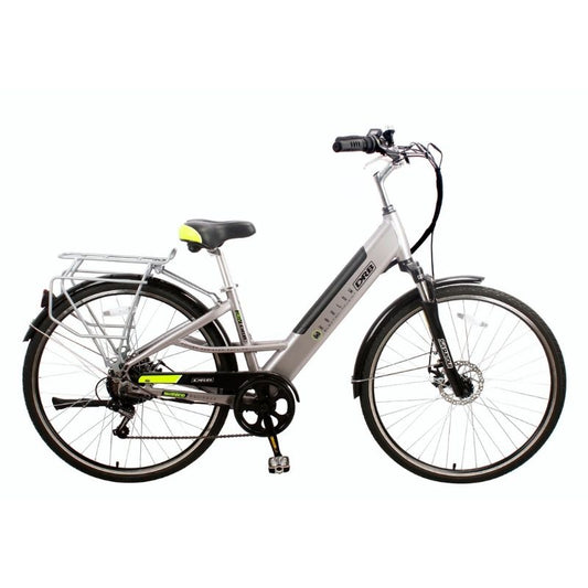 Dallingridge Harlow Step-Through Hybrid Electric Bike 250W - Satin Silver
