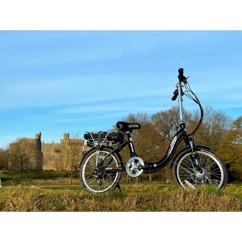 Dallingridge Oxford Step-Through Folding Electric Bike 250W – Gloss Black - Charge & Glide