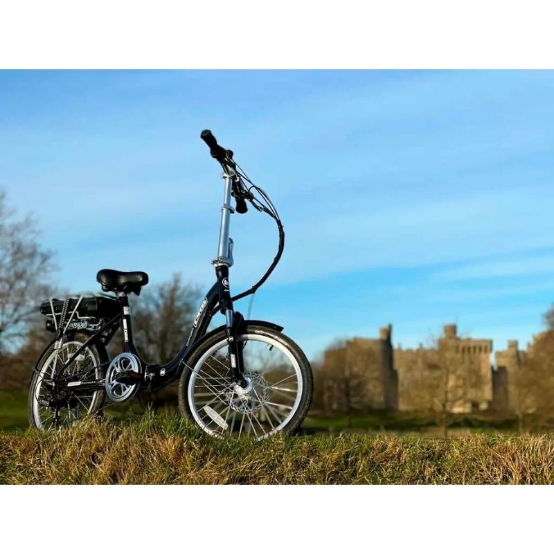 Dallingridge Oxford Step-Through Folding Electric Bike 250W – Gloss Black - Charge & Glide