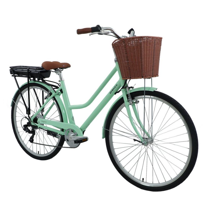 Dawes Elegance Heritage Step-Through Hybrid Electric Bike 250W - Charge & Glide