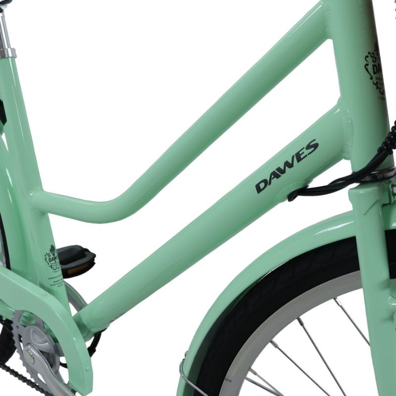 Dawes Elegance Heritage Step-Through Hybrid Electric Bike 250W - Charge & Glide