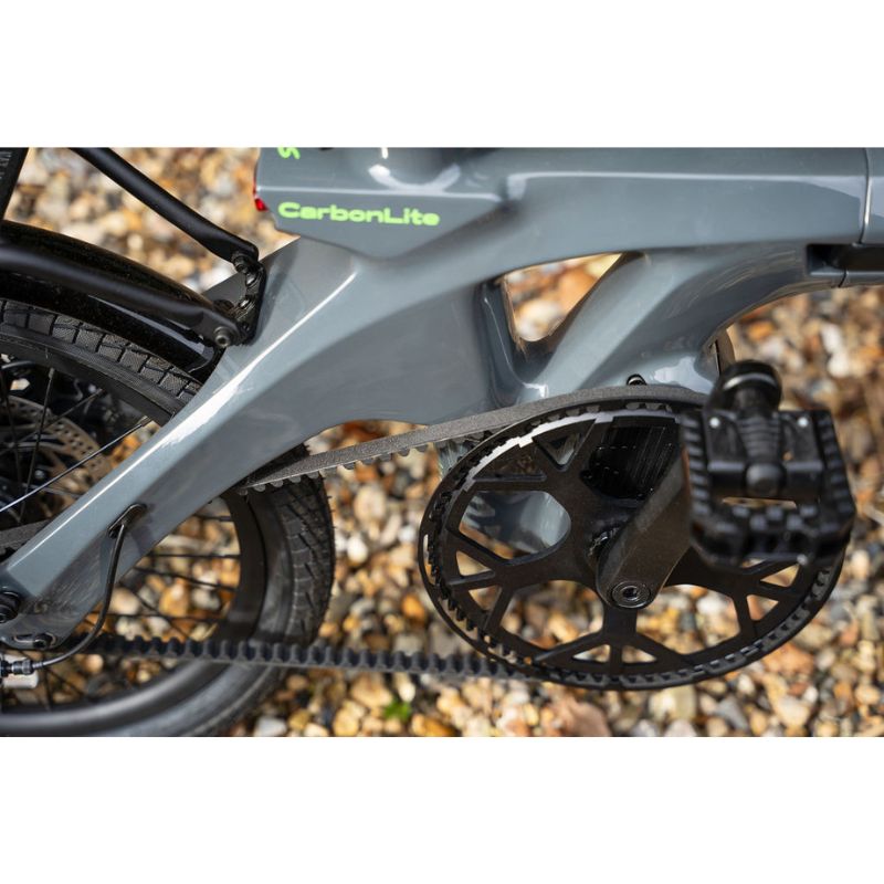 E-Go CarbonLite 3S Folding Mid-Drive Commuter Electric Bike 250W - Charge & Glide