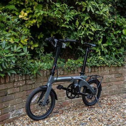 E-Go CarbonLite 3S Folding Mid-Drive Commuter Electric Bike 250W - Charge & Glide