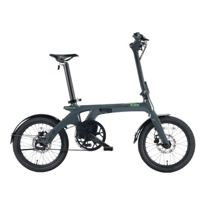 E-Go CarbonLite 3S Folding Mid-Drive Commuter Electric Bike 250W - Charge & Glide