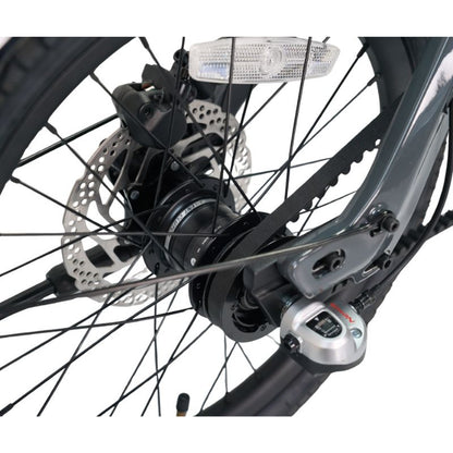 E-Go CarbonLite 3S Folding Mid-Drive Commuter Electric Bike 250W - Charge & Glide
