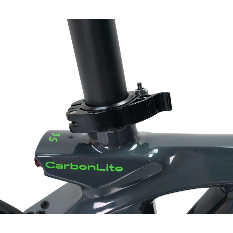 E-Go CarbonLite 3S Folding Mid-Drive Commuter Electric Bike 250W - Charge & Glide
