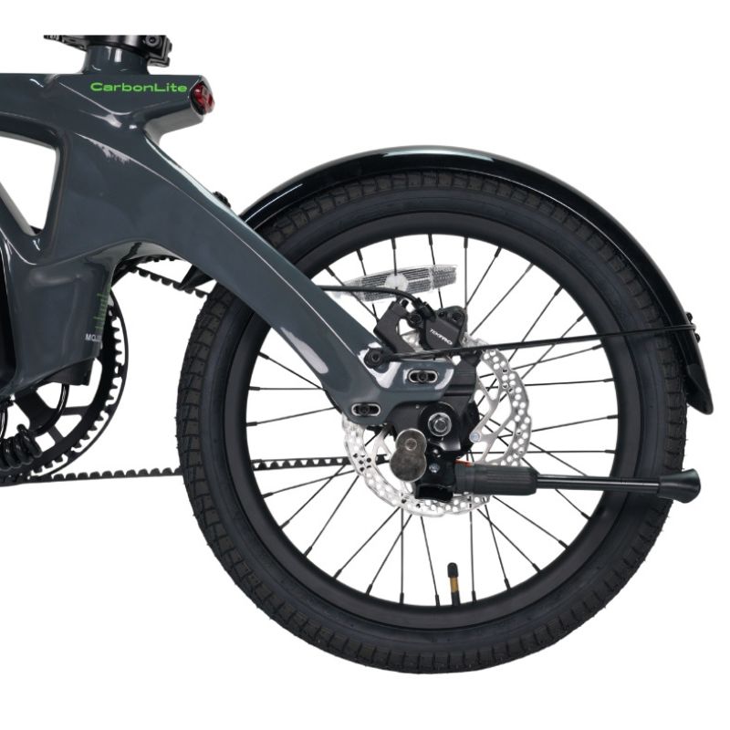 E-Go CarbonLite 3S Folding Mid-Drive Commuter Electric Bike 250W - Charge & Glide