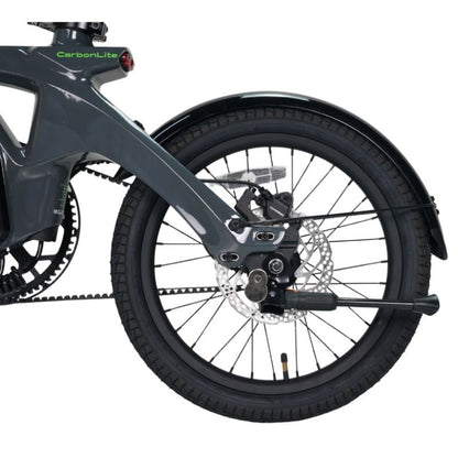 E-Go CarbonLite 3S Folding Mid-Drive Commuter Electric Bike 250W - Charge & Glide