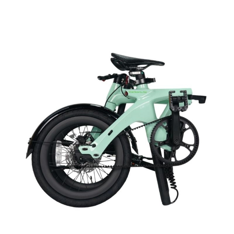 E-Go CarbonLite Folding Mid-Drive Commuter Electric Bike 250W