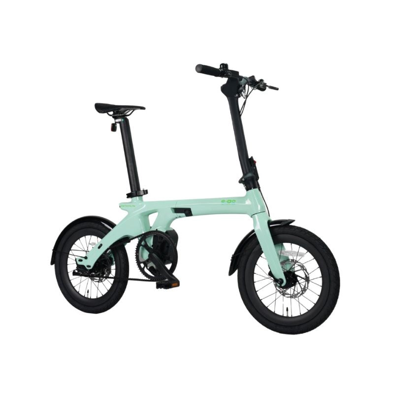 E-Go CarbonLite Folding Mid-Drive Commuter Electric Bike 250W