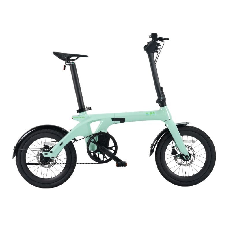 E-Go CarbonLite Folding Mid-Drive Commuter Electric Bike 250W