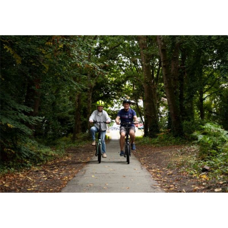 E-Go CarbonStep Step-Through Carbon-Fibre Folding Electric Bike 250W - Charge & Glide