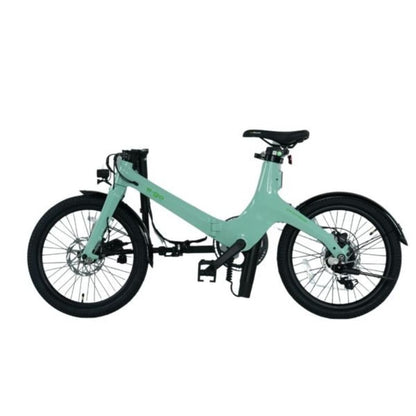 E-Go CarbonStep Step-Through Carbon-Fibre Folding Electric Bike 250W - Charge & Glide