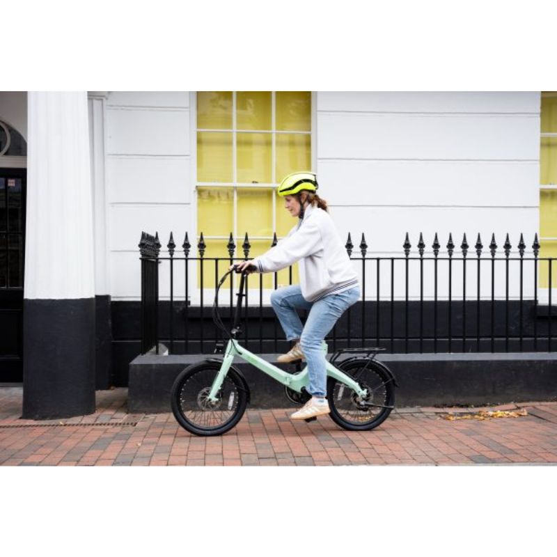 E-Go CarbonStep Step-Through Carbon-Fibre Folding Electric Bike 250W - Charge & Glide