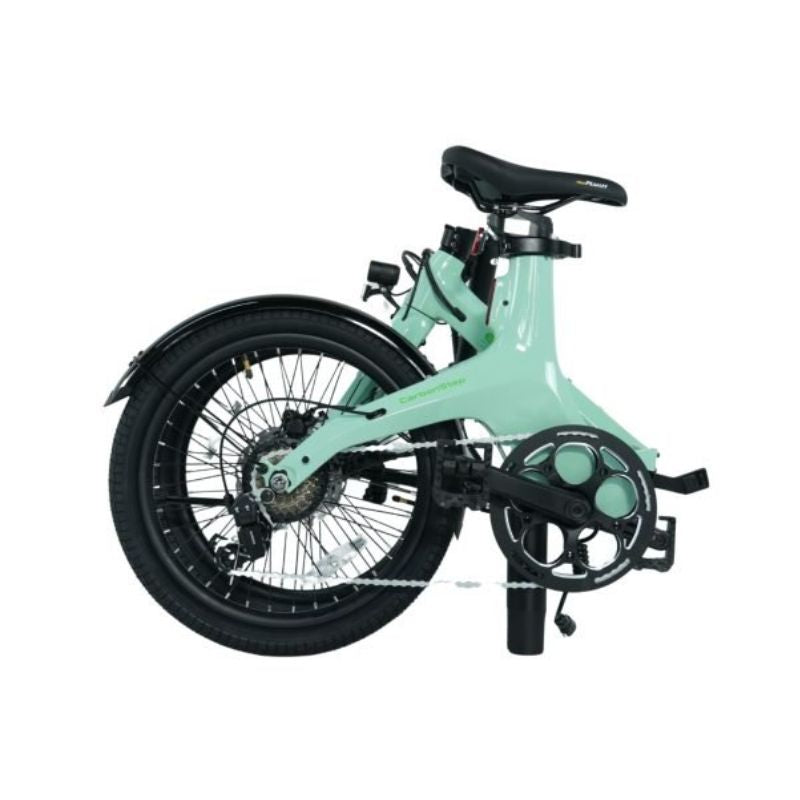 E-Go CarbonStep Step-Through Carbon-Fibre Folding Electric Bike 250W - Charge & Glide