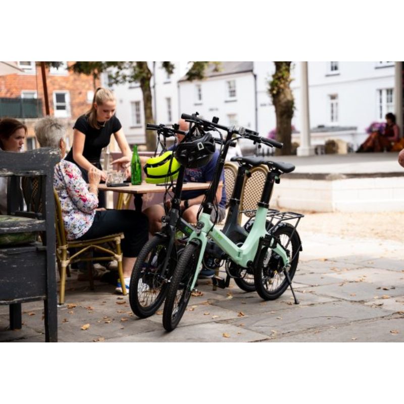 E-Go CarbonStep Step-Through Carbon-Fibre Folding Electric Bike 250W - Charge & Glide