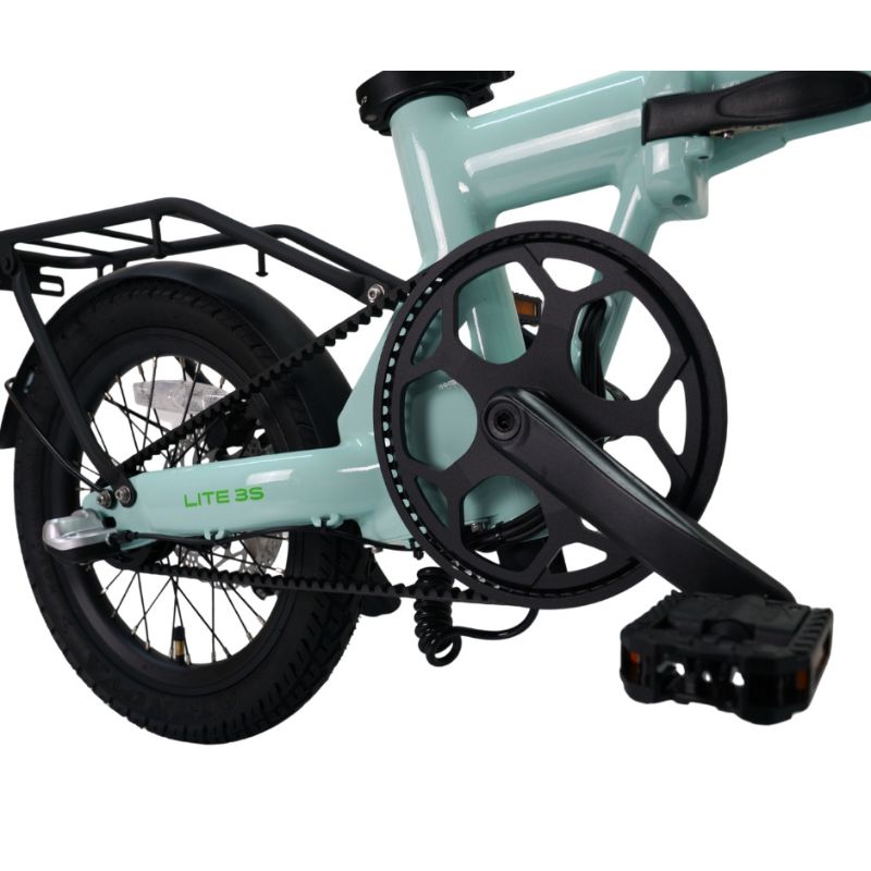 E-Go Lite 3S Belt-Drive Folding Commuter Electric Bike 250W