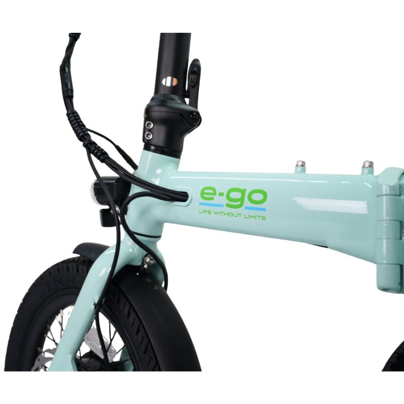 E-Go Lite 3S Belt-Drive Folding Commuter Electric Bike 250W