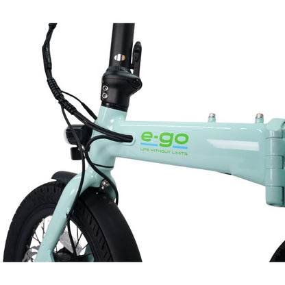 E-Go Lite 3S Belt-Drive Folding Commuter Electric Bike 250W